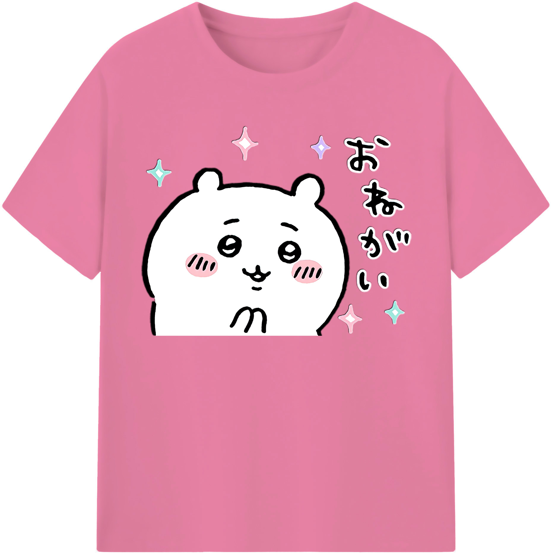 （画像用） ちいかわ ちいかわ Chii-kawa chiikawa 綿100％半袖Tシャツ（フロントプリント）